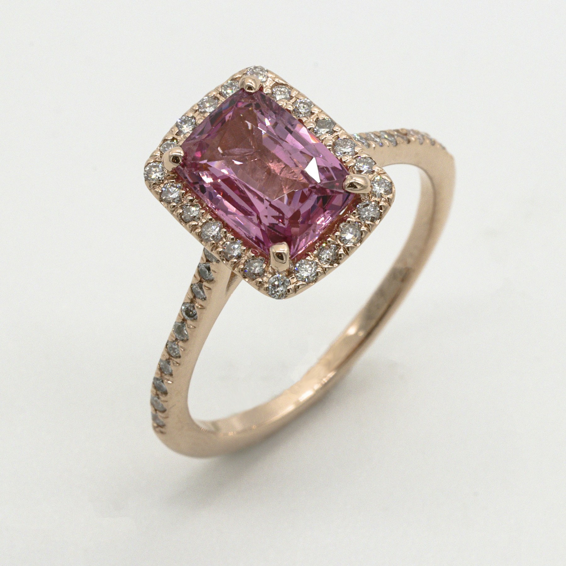 Illustrative diamond ring detail