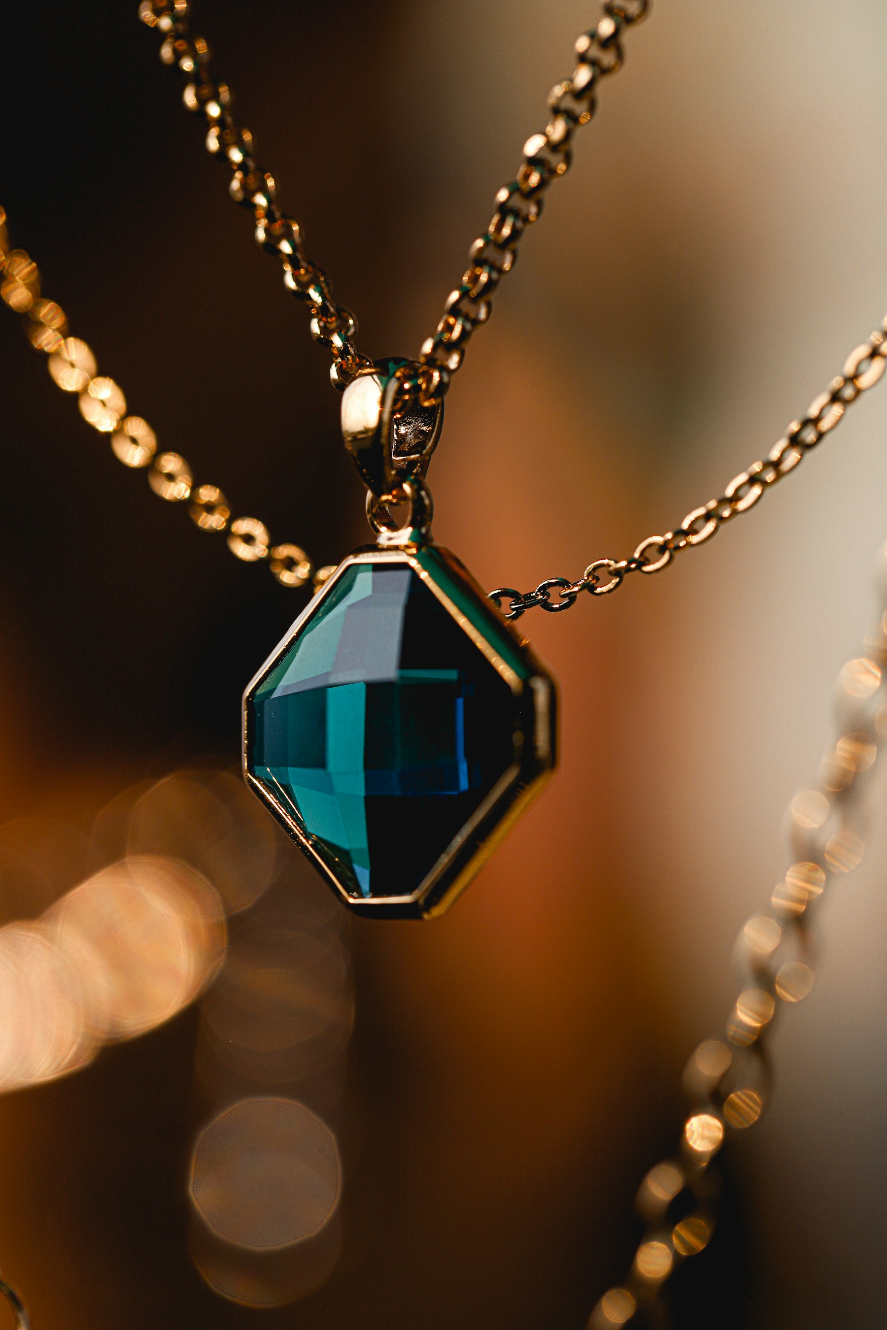 Illustrative fine jewelry with warm gold tones